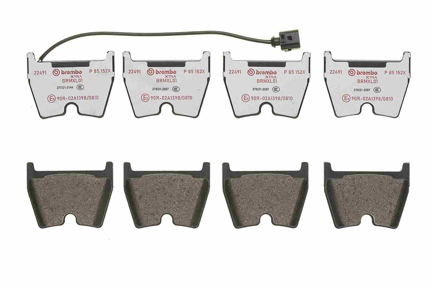 Brembo Brake Pads Front Audi Rs3 8V/Q3Rs ( Set Lh&Rh) (P85152X)