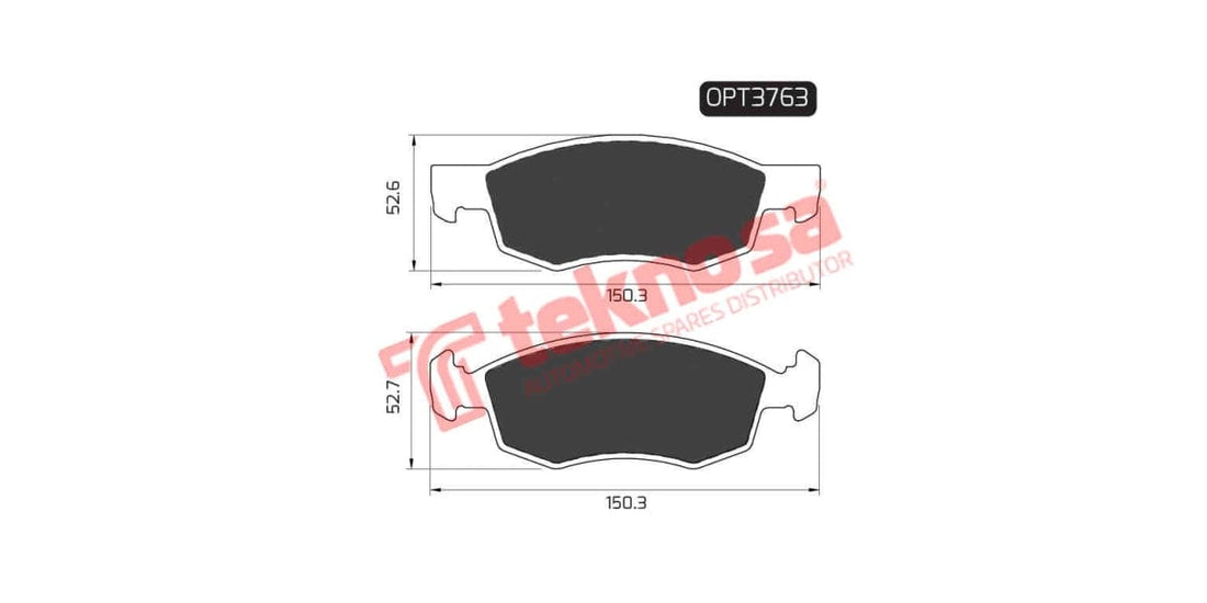 Brake Pad Nissan Np200 08 F R377